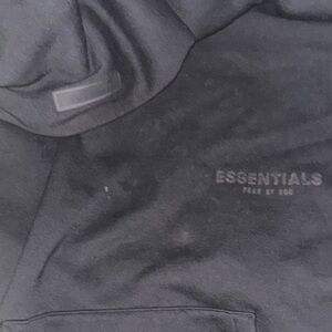 Essentials Black Hoodie